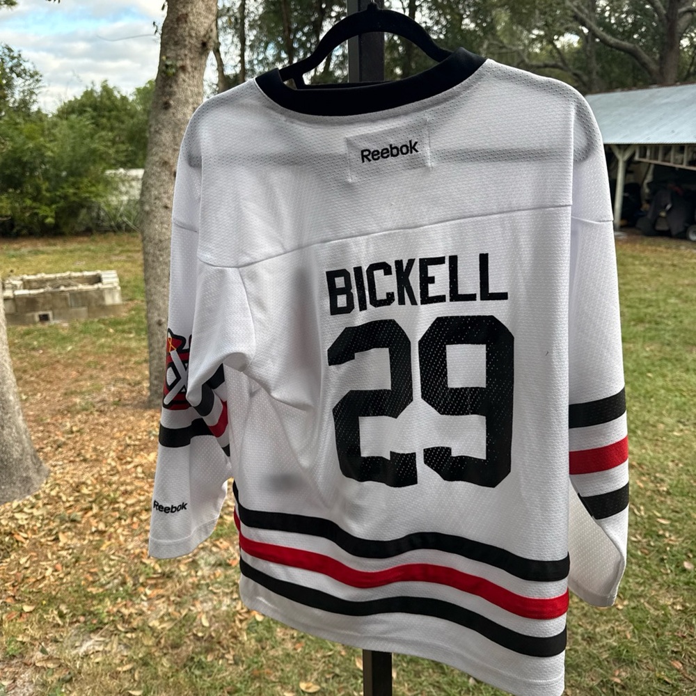 Bryan Bickell Chicago Blackhawks Reebok NHL Hockey Jersey Youth Large / XL 2015
